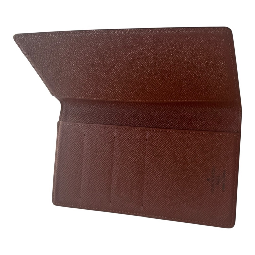 Louis Vuitton Monogram Checkbook Holder Wallet- Brown - Picture 8 of 13